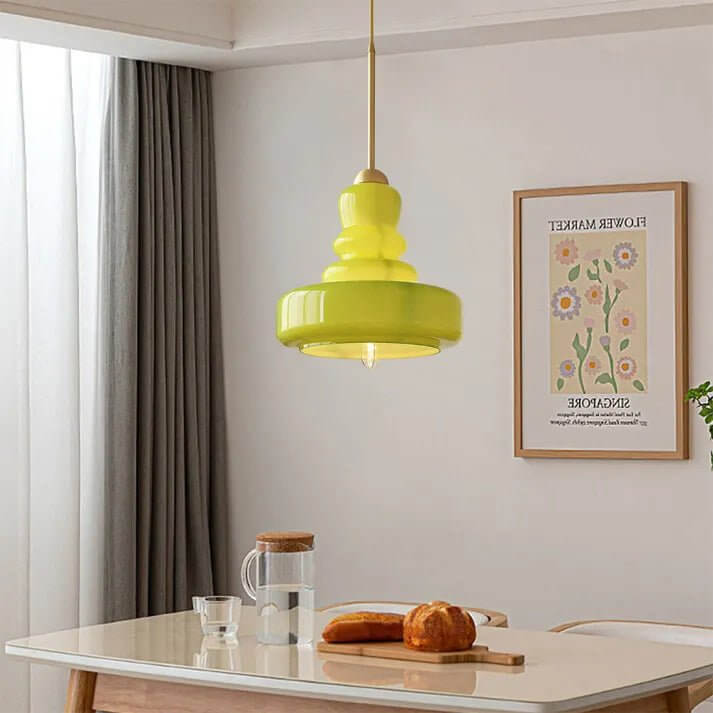 Glazen Hanglamp - Bauhaus Design