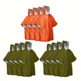 StormGuard Nood Poncho's - Waterdichte en Thermische Bescherming
