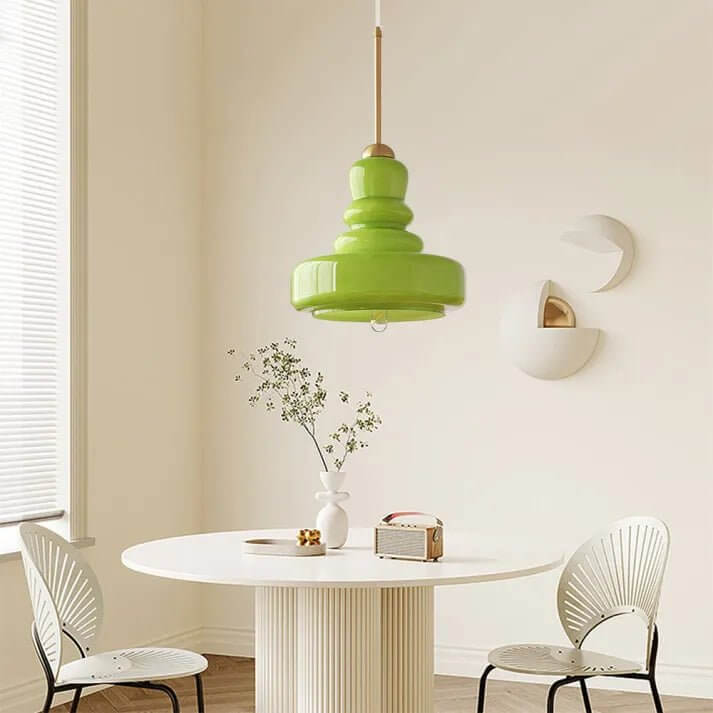 Glazen Hanglamp - Bauhaus Design