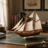 Klassiek Houten Zeilschip Model – Gedetailleerde 3D Puzzel voor Schepenliefhebbers