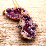 Natuurlijke Kristallen Geode Hanger – Gaia