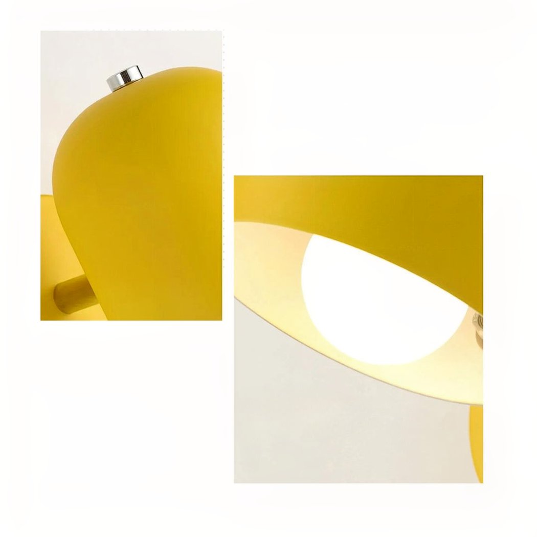 NordicGlow Scandinavische Wandlamp – Kleurrijk Accent met Sfeervol Licht