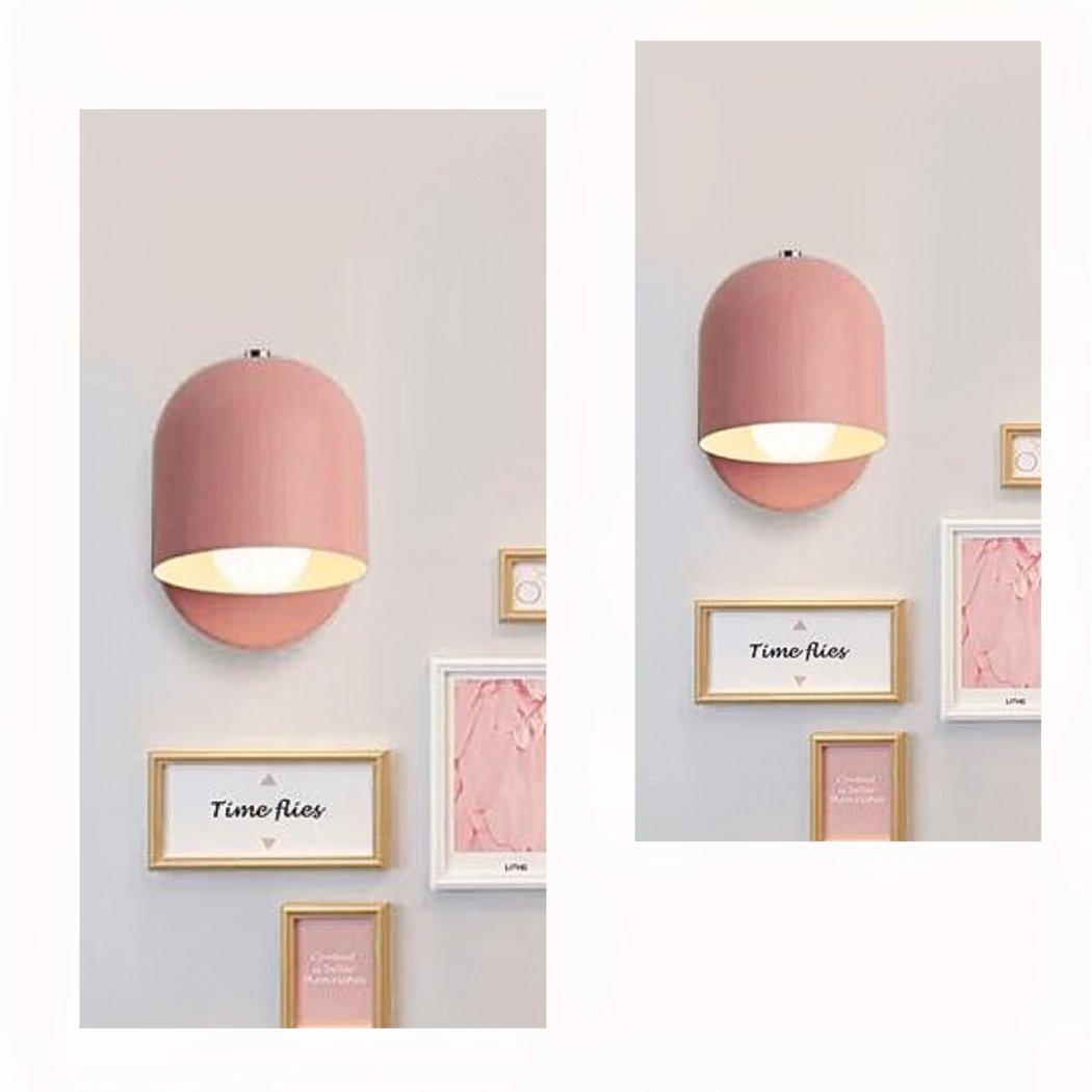 NordicGlow Scandinavische Wandlamp – Kleurrijk Accent met Sfeervol Licht