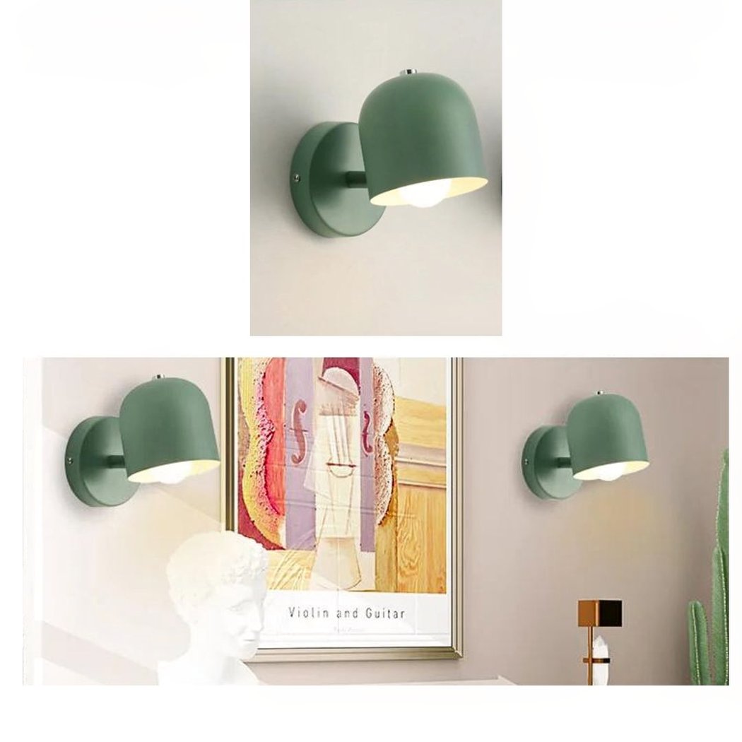 NordicGlow Scandinavische Wandlamp – Kleurrijk Accent met Sfeervol Licht