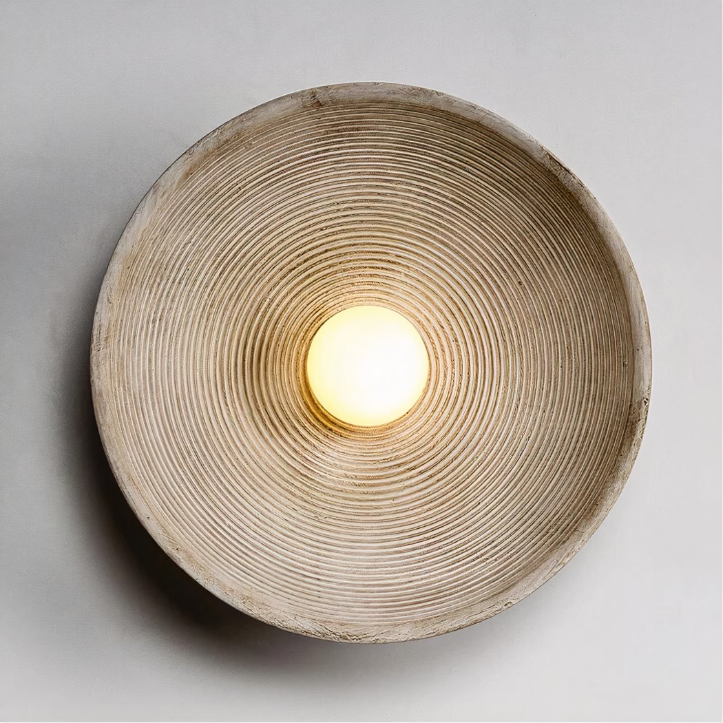 Scandi Retro Ronde Wandlamp – Sfeervol Licht voor Elke Kamer