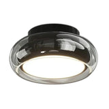 Moderne Plafondlamp met Glazen Kappen