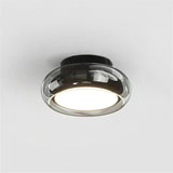 Moderne Plafondlamp met Glazen Kappen