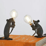 Artistische Hars Muis Lamp