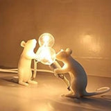 Artistische Hars Muis Lamp