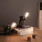 Artistische Hars Muis Lamp
