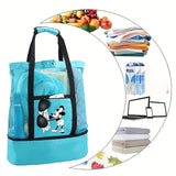 Mickey Mouse Strandtas – Lichtgewicht en Praktisch met Dubbele Laag voor Extra Bescherming