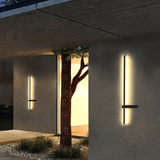 Moderne Buitenzuil LED Wandlamp