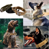 Militaire Tactische Hondenhalsband – Verstelbaar en Duurzaam voor Grote en Middelgrote Honden