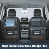 PU Lederen Auto Stoelrug Organizer – Strak en Functioneel