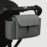 Multifunctionele Stroller Tas – Grote Capaciteit, Waterdichte Hangtas met Vakken voor Essentiële Babyspullen