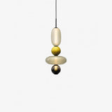 Moderne Hanglamp met Gekleurd Glas