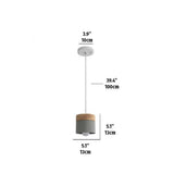 Robinson Hanglamp – Speelse Elegantie met Natuurhout & Zachte Tinten