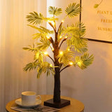LED Kerst Palmboom Licht – Warm Witte Batterij-Aangedreven Feestdecoratie