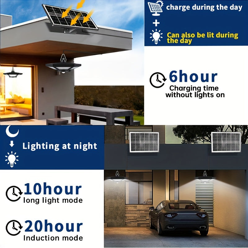 Slimme Zonnehanger LED Lamp – Helder, Veilig en Energiezuinig