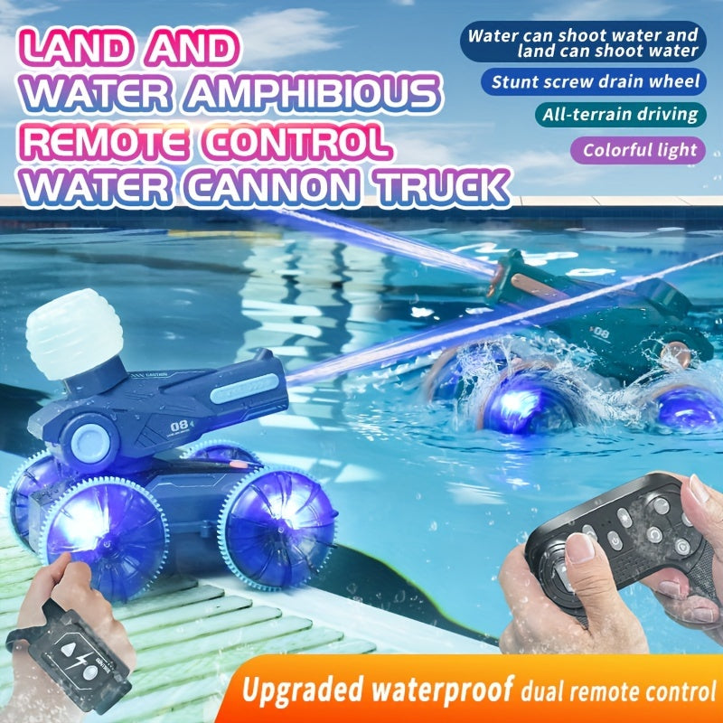 SplashRider Amfibische RC Waterkanon Truck – Spetterend Speelplezier