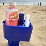 Strand Bekerhouder Set – Perfect voor Drankjes en Snacks tijdens je Strand- en Picknickavonturen