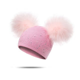 Lily Meisjes Pompon Muts - Speels en Warm voor de Wintermaanden