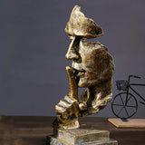 SerenitySculpt - Indrukwekkend abstract standbeeld voor rustige reflectie