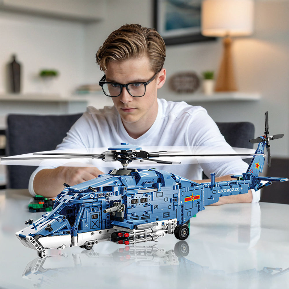 Gedetailleerde Helikopter Bouwset – Technisch en Realistisch