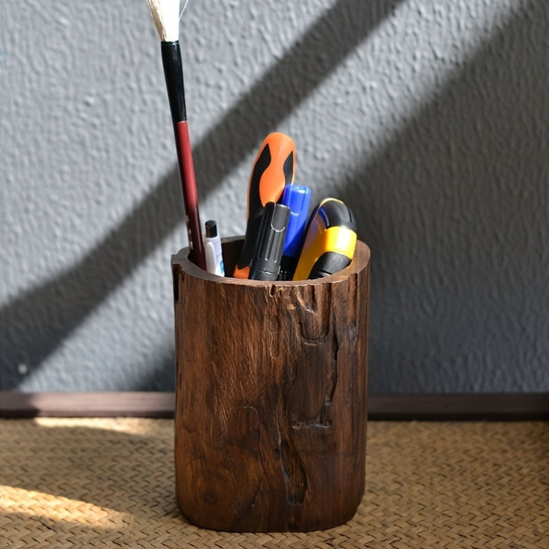 NatureWood Pennenhouder – Authentieke Sfeer voor je Werkplek
