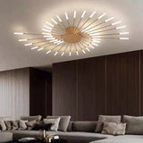 Moderne LED plafondlamp - minimalistisch ontwerp in zonnestraalstijl