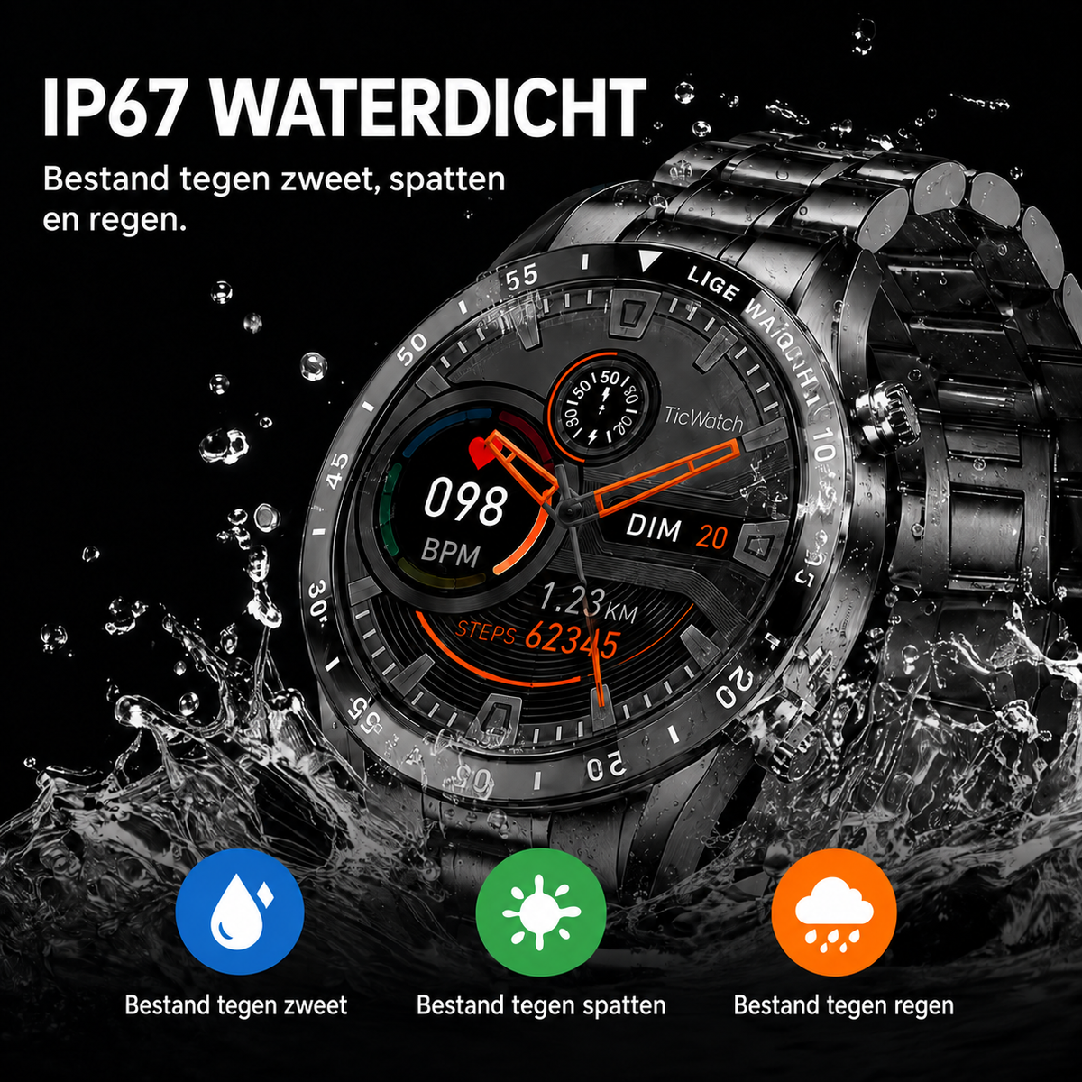 Luxe 4G Smartwatch - Voor Bellen en Connectiviteit met Stijl