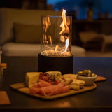 Klassieke olielamp met open vlam - Lumora