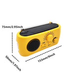 SurvivorTune Noodradio - Draagbare AM/FM Radio met Oplader & Zaklamp