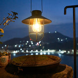 Set van 2 Solar Retro Lantaarns – Vintage Hanglampen voor Tuin en Balkon