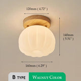 Pompoen Flush Plafondlamp – Speelse & Warme LED Verlichting voor Elke Kamer