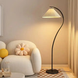 Moderne LED Stof Vloerlamp – Elegante Vouwontwerp met Verstelbaar Licht