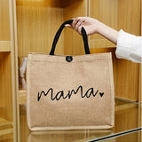 Mama Jute Shopper – Stijlvol, Duurzaam en Praktisch voor Elke Dag