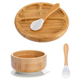 Kinder-servies set met zuignap – EcoFeast