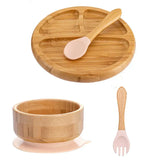 Kinder-servies set met zuignap – EcoFeast
