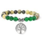 Natuurlijke Kristallen Levensboom Armband – Mila