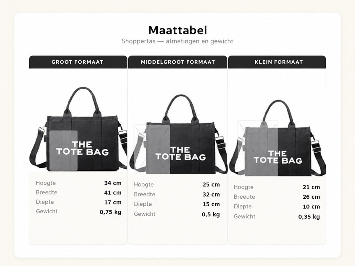 Eden Trendy Tote Bag - Voor een Elegante en Praktische Dag