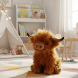 SCHATTIGE HIGHLAND KOE – Pluche Highland koe voor geborgenheid, troost & stijlvolle decoratie