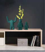 Robotbloempotten van keramiek - BrickBotanica