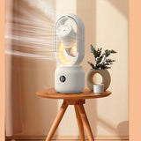 Tragbare ventilator zonder bladen met luchtbevochtiger – CoolMist