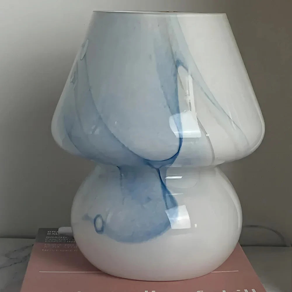 Esthetische Glazen Paddenstoel Lamp - LumiMush