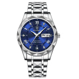 Stijlvolle herenarmbandhorloge van roestvrij staal - LumiSteel