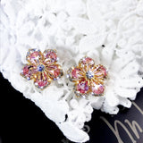 Sterling Zirkonia Regenboogoorbellen - Jasmin