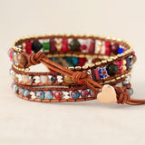 Levend Hart Jaspis-Wikkelarmband – Elyra