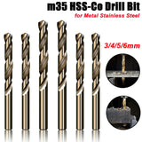 M35 5% Kobalt Twist Boor-Bit-Set 3/4/5/6 mm - KobaltBohr
