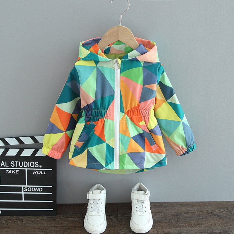 Modieuze Vlinder Regenjacke voor Meisjes - ButterflySplash